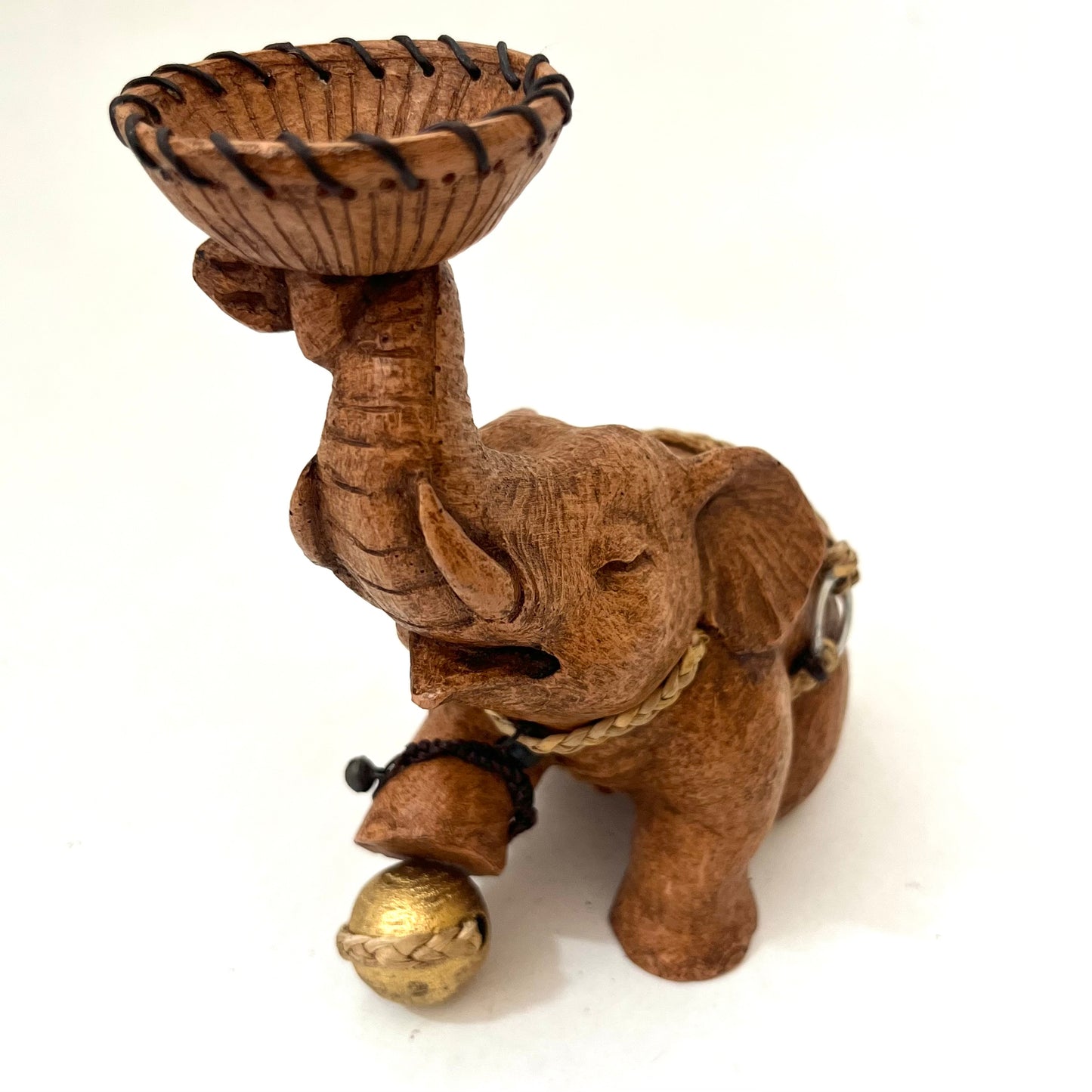 ゾウのキャンドルホルダー ハンドメイド ニー