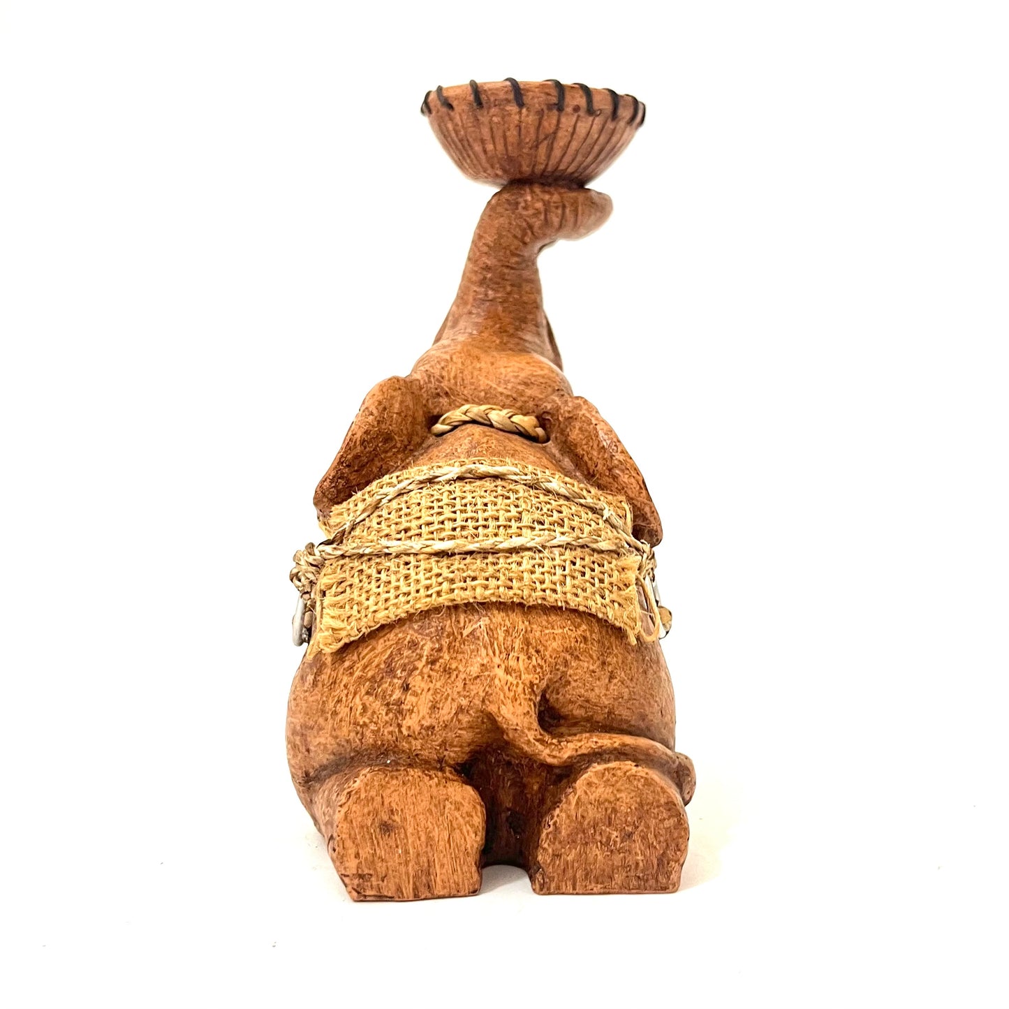 ゾウのキャンドルホルダー ハンドメイド ニー