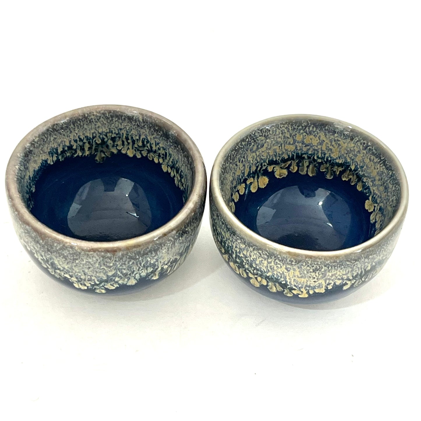 ゾウのティーポットセット アジアン陶器 ブルー