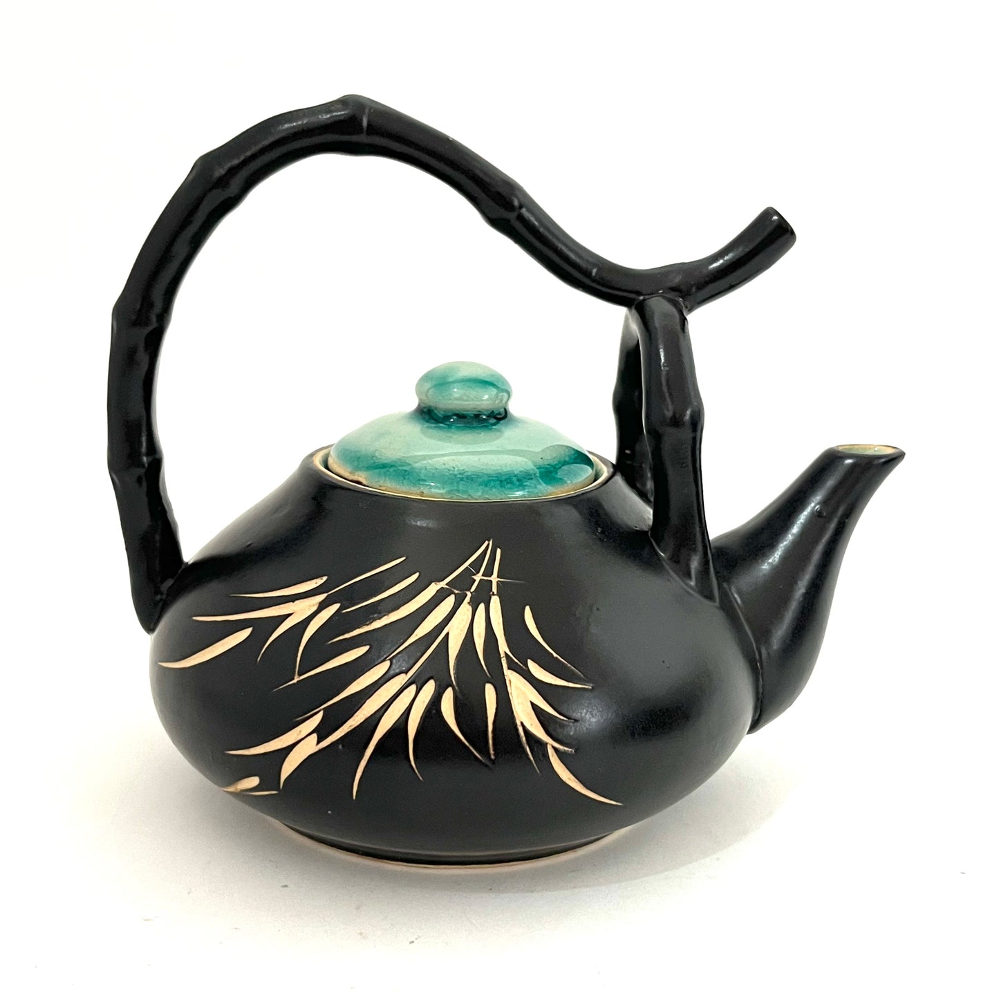 急須茶器セット ベトナム陶器 ブラック