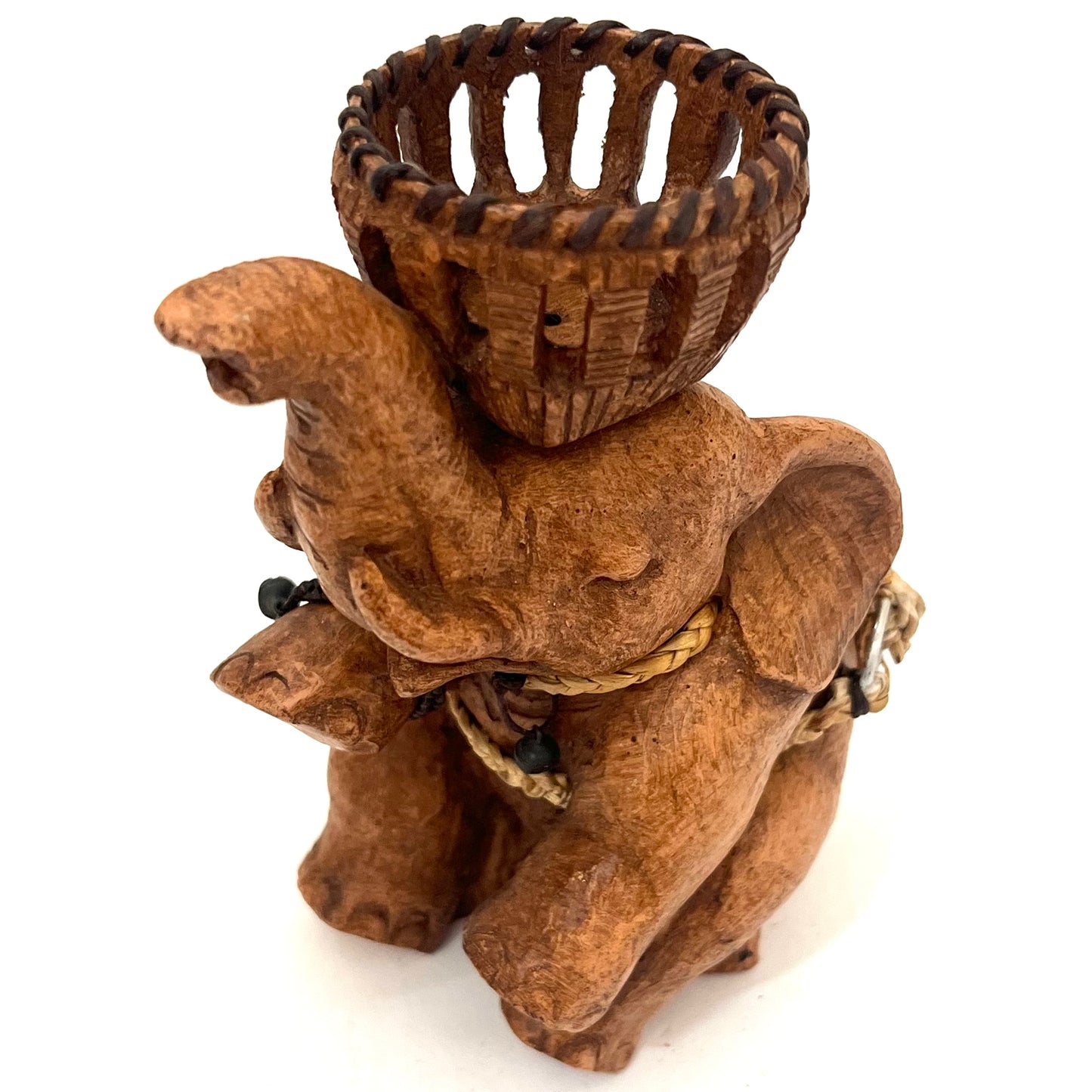 ゾウのキャンドルホルダー ハンドメイド お座り