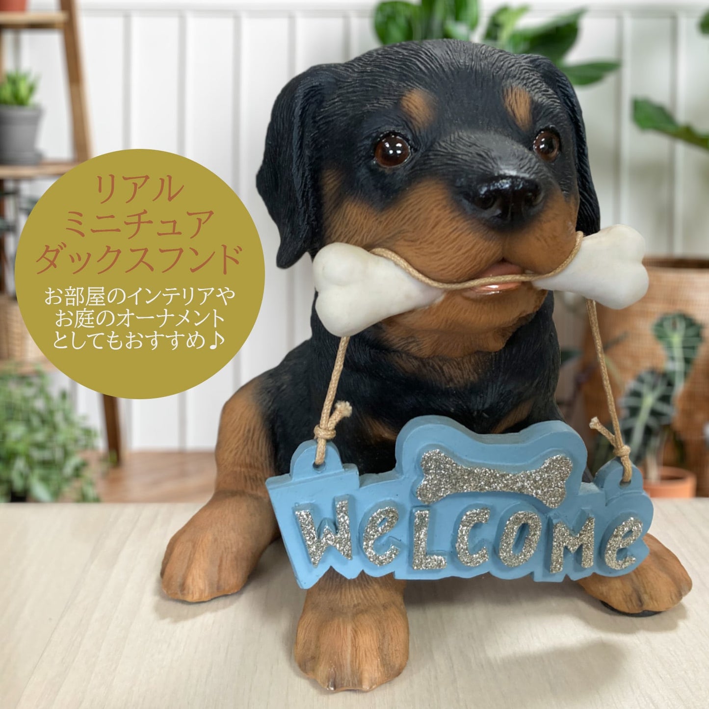 イヌのウェルカムオブジェクト ダックスフント