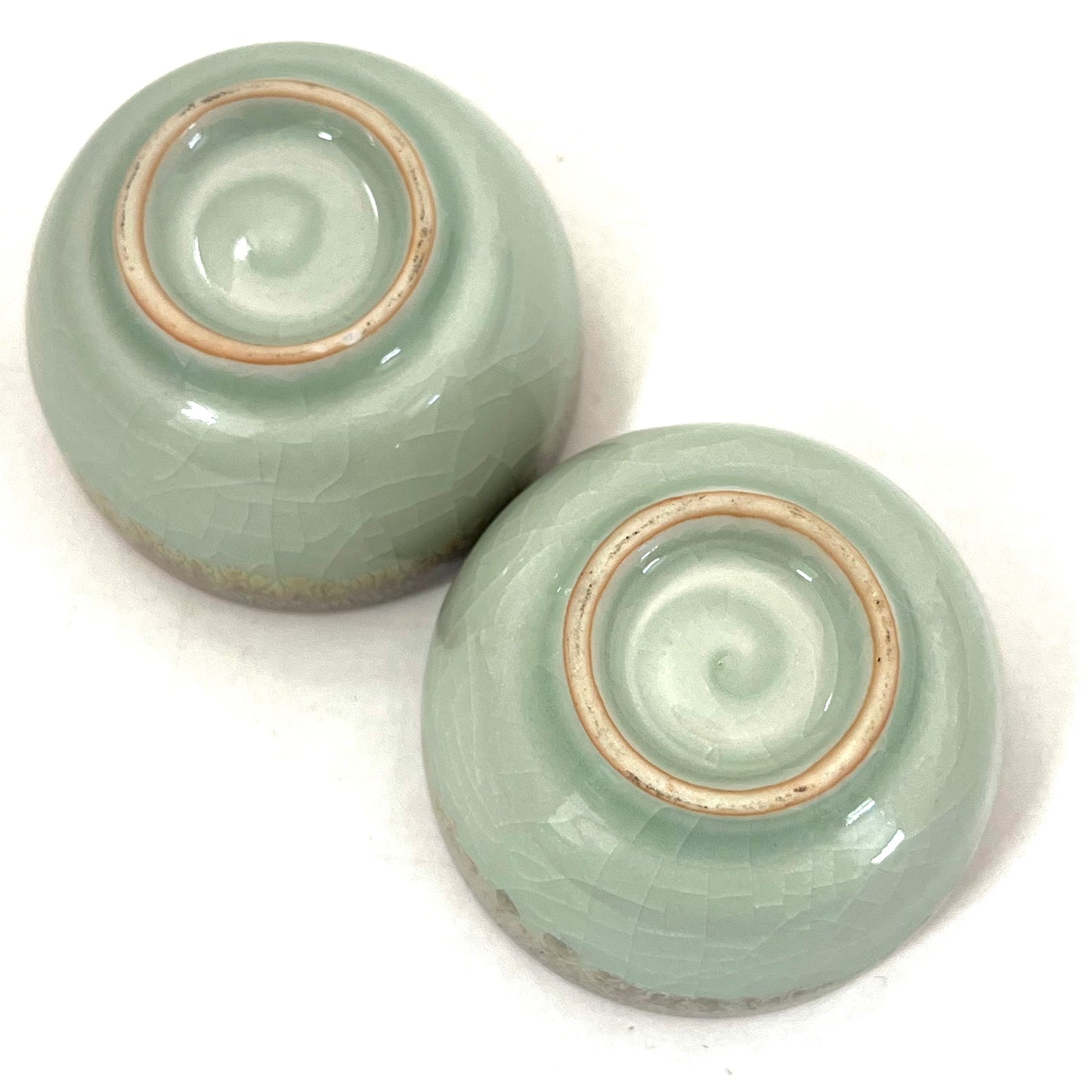 ゾウのティーポットセット アジアン陶器 ライトグリーン