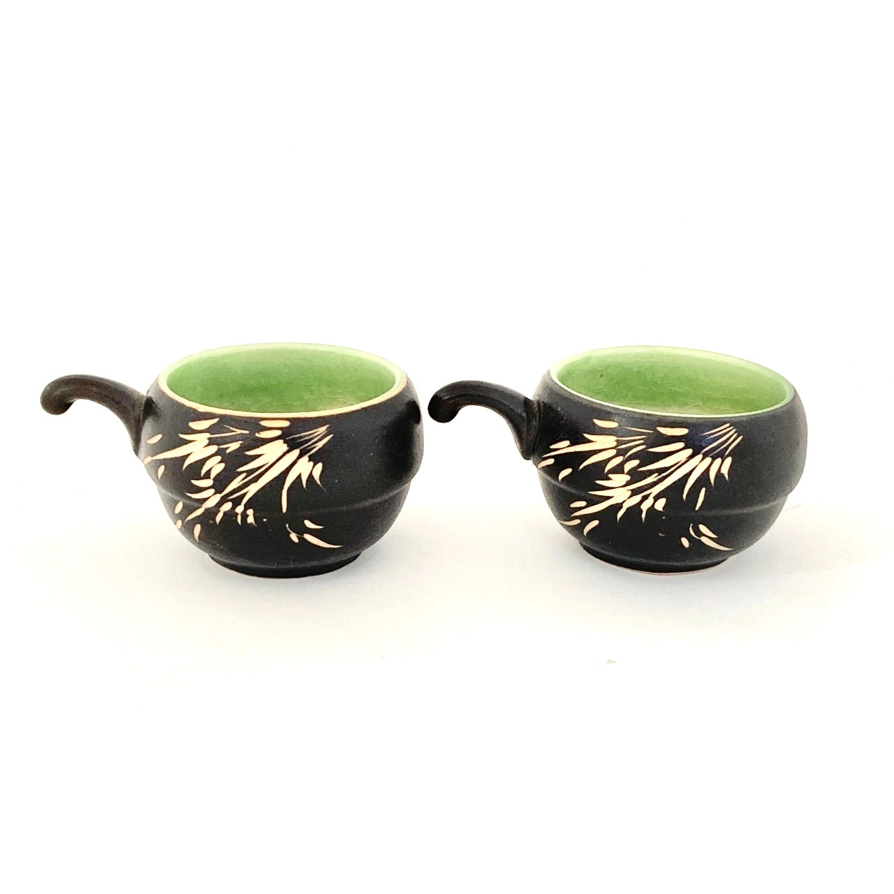 モダンミニカップ2客セット 2カラー ベトナム陶器