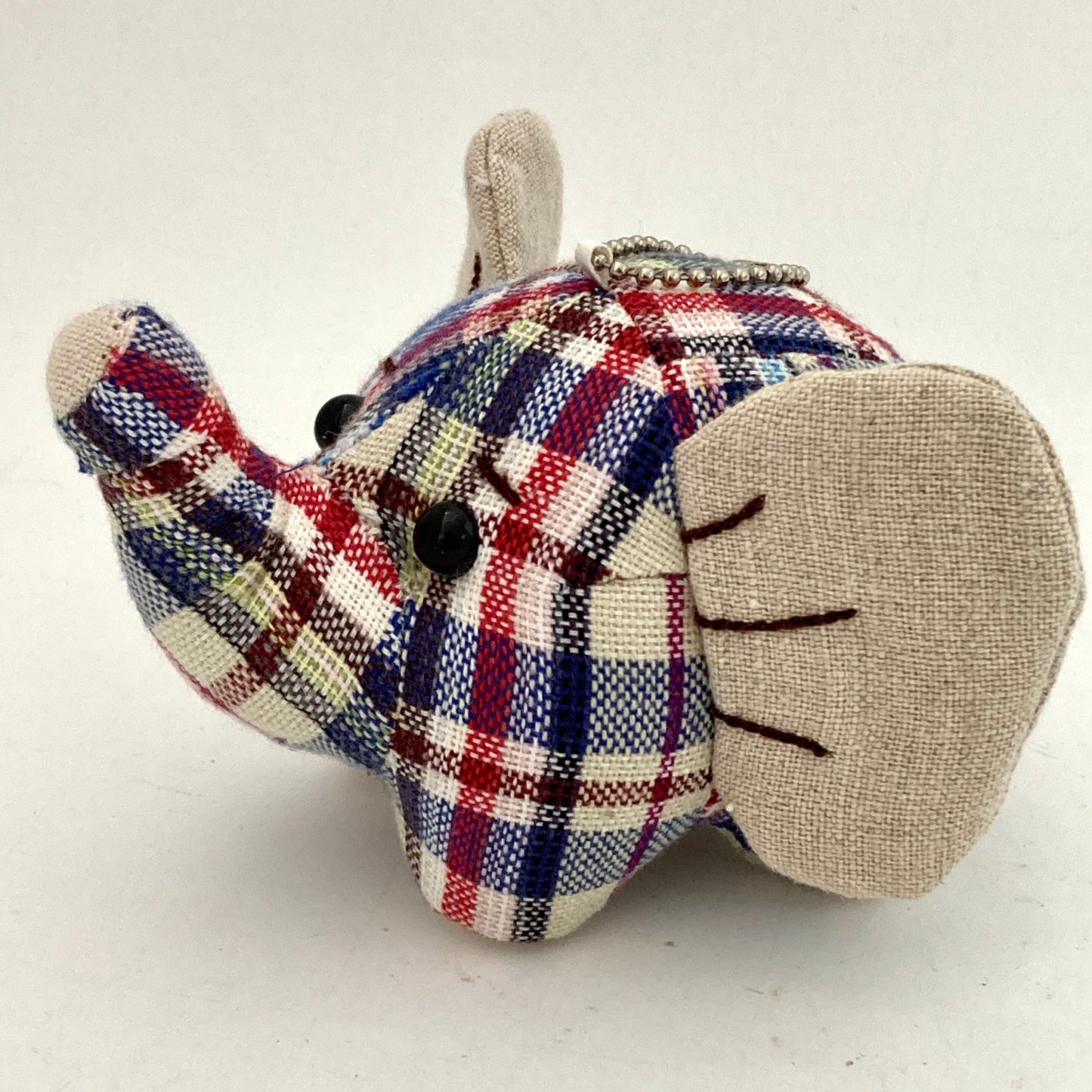 ゾウ親子マスコットキーホルダー 3体セット ハンドメイド