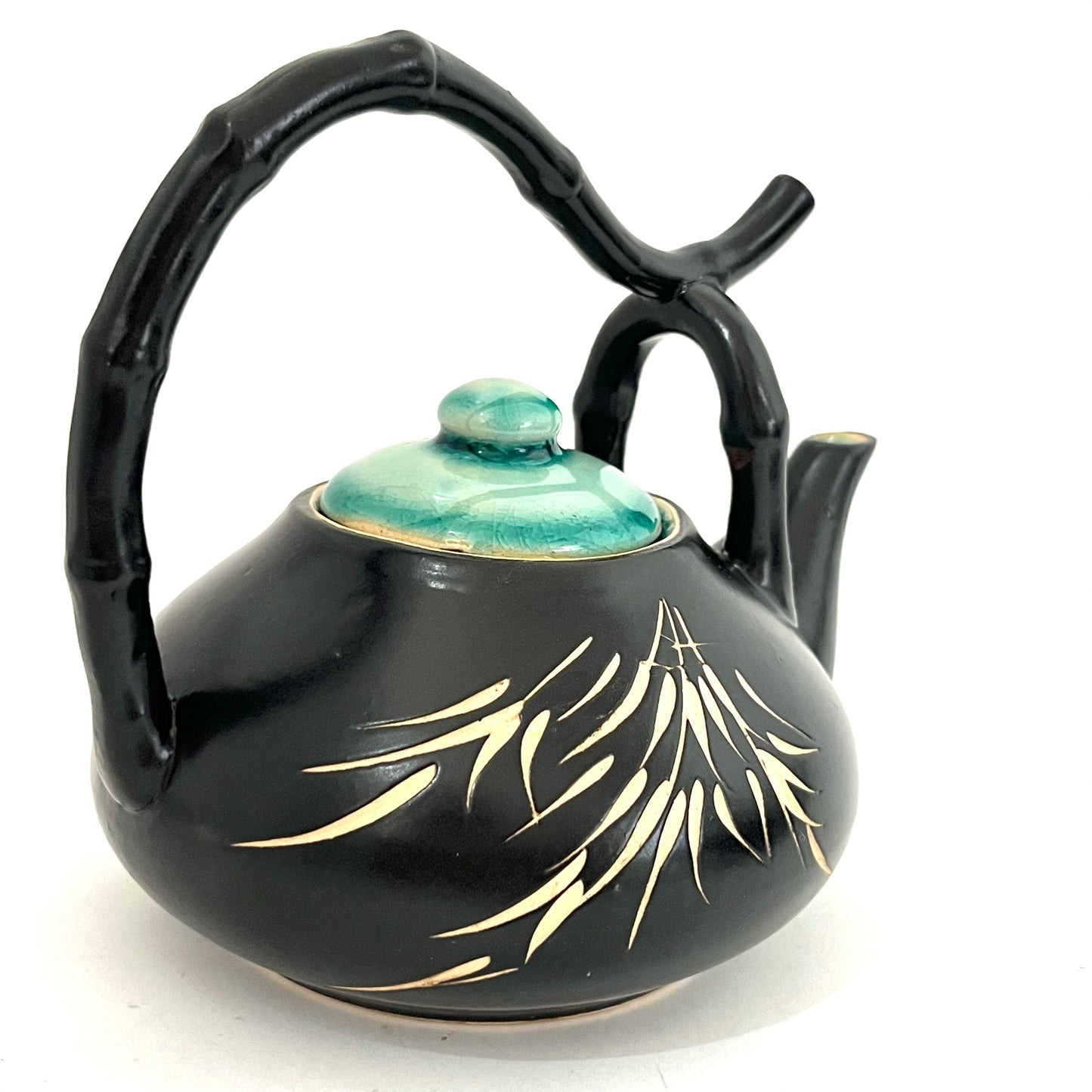 急須茶器セット ベトナム陶器 ブラック