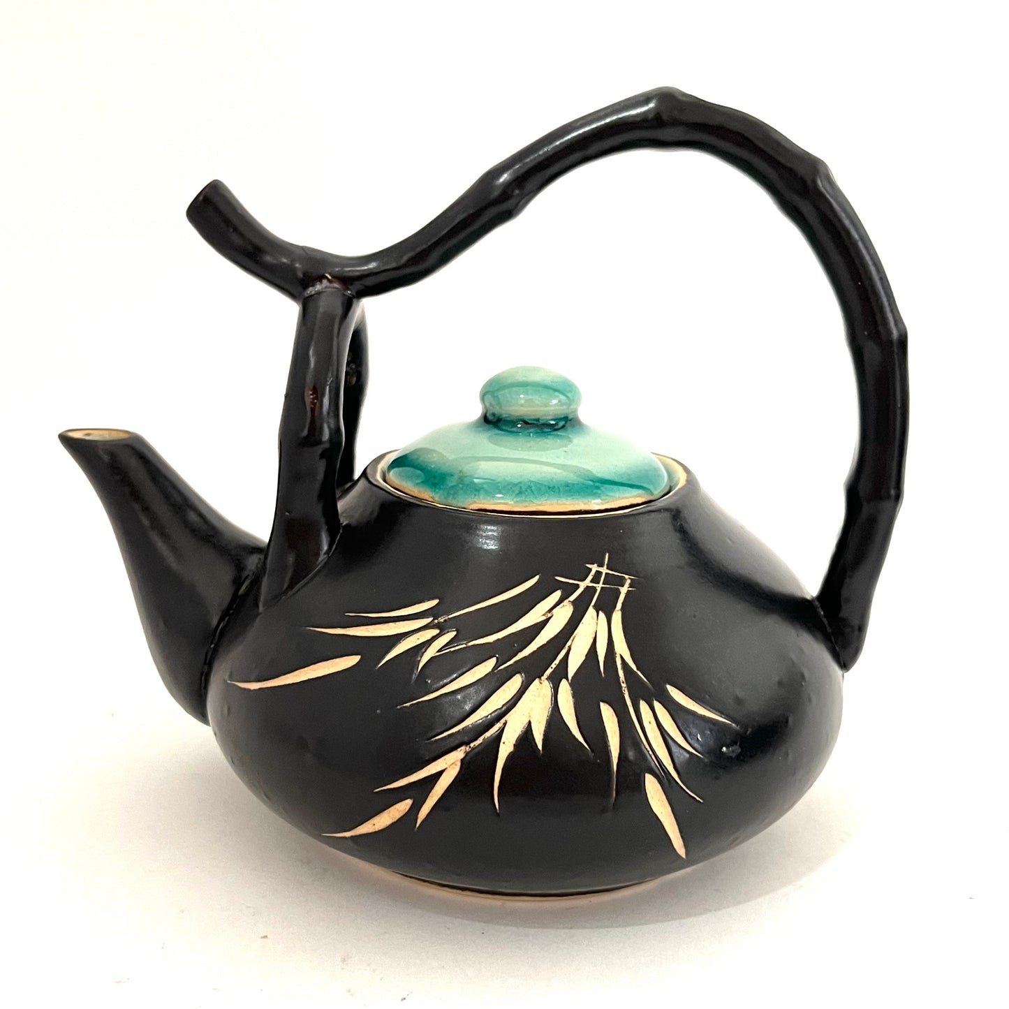 急須茶器セット ベトナム陶器 ブラック