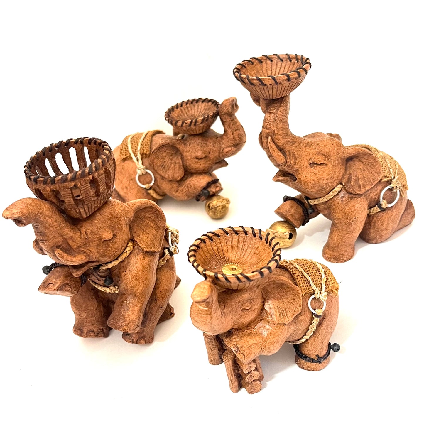 ゾウのキャンドルホルダー ハンドメイド ボール