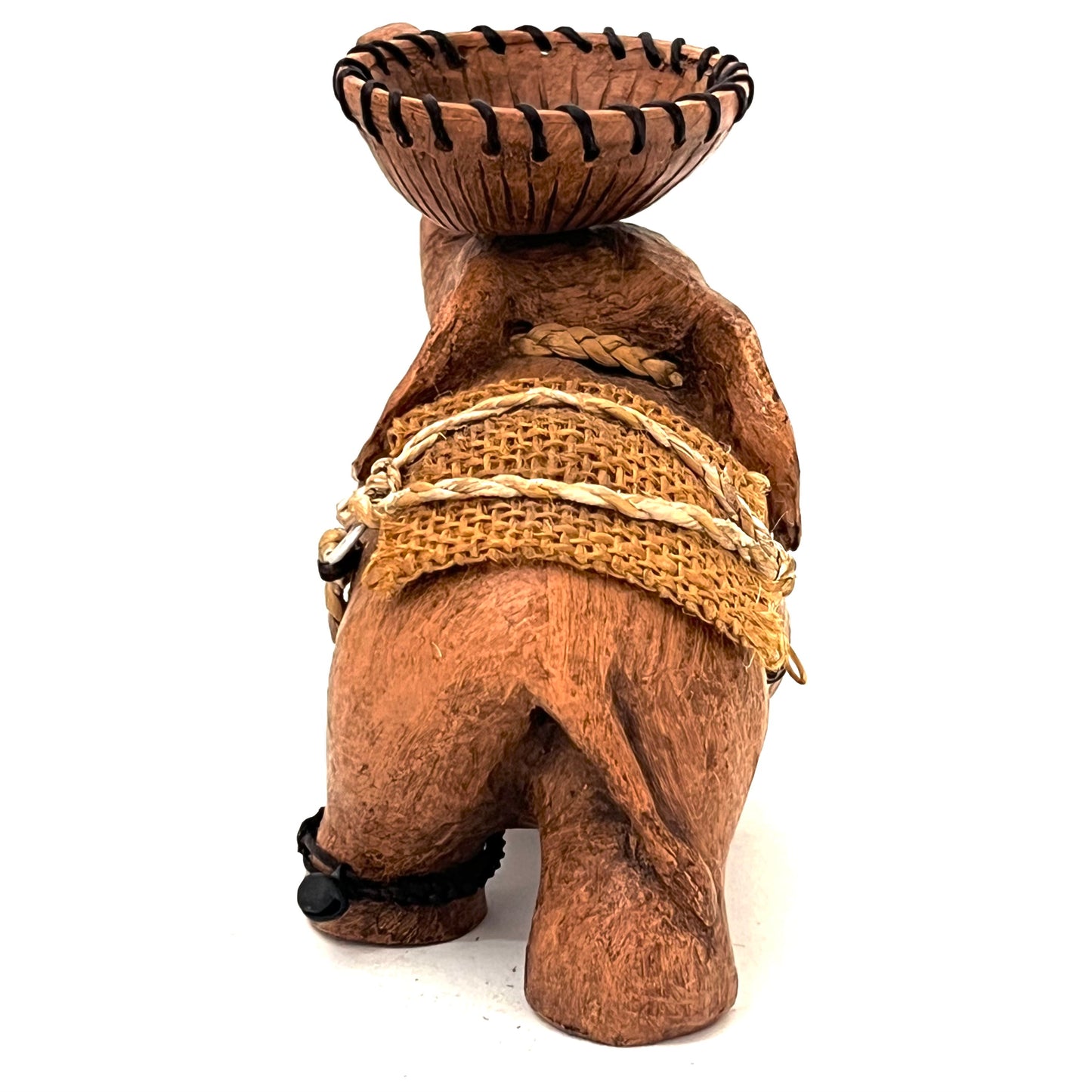 ゾウのキャンドルホルダー ハンドメイド 2足立ち