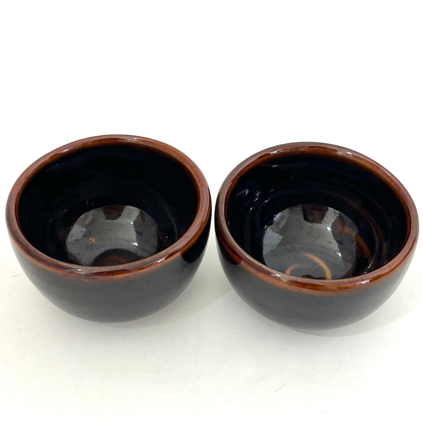 ゾウのティーポットセット アジアン陶器 ダークブラウン