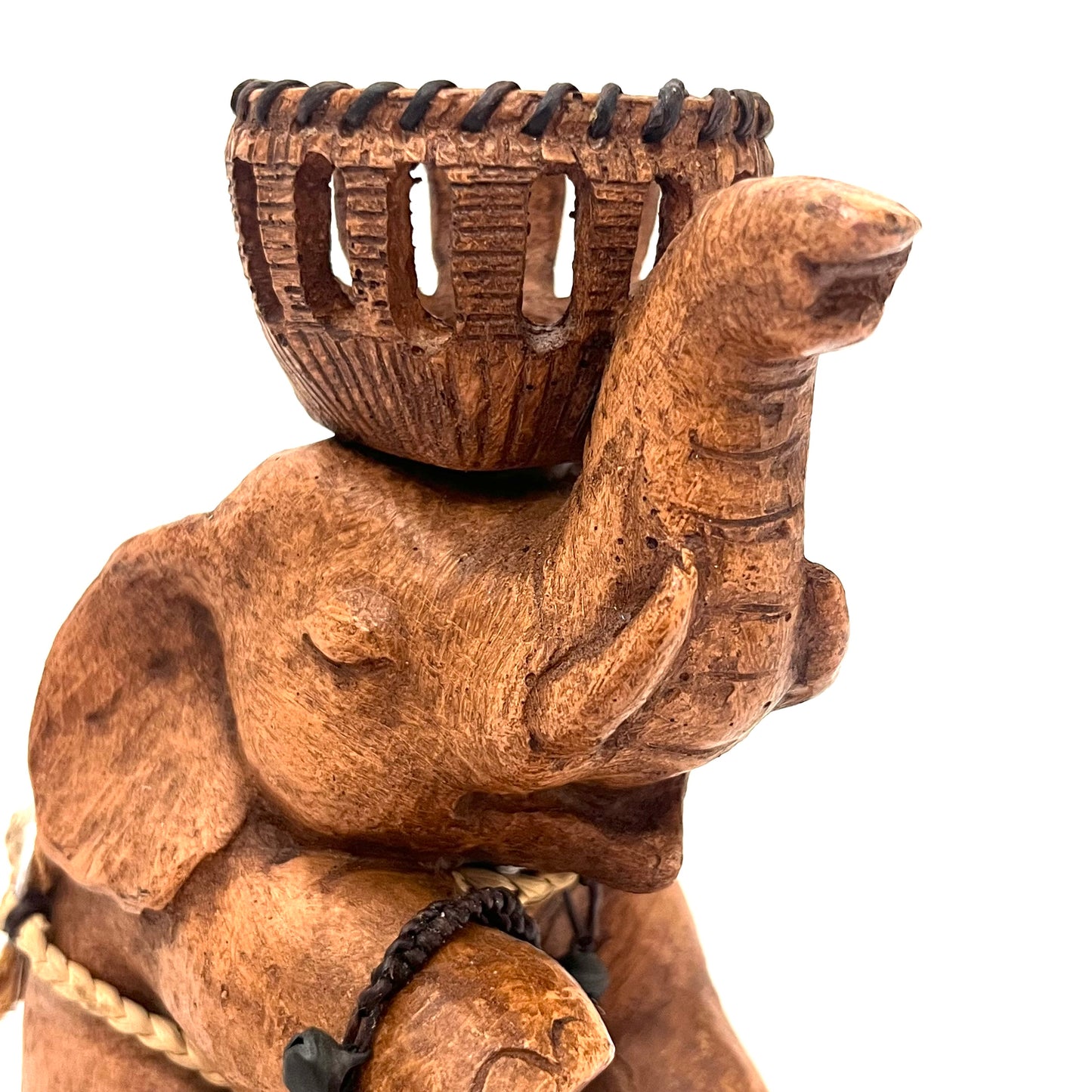 ゾウのキャンドルホルダー ハンドメイド お座り