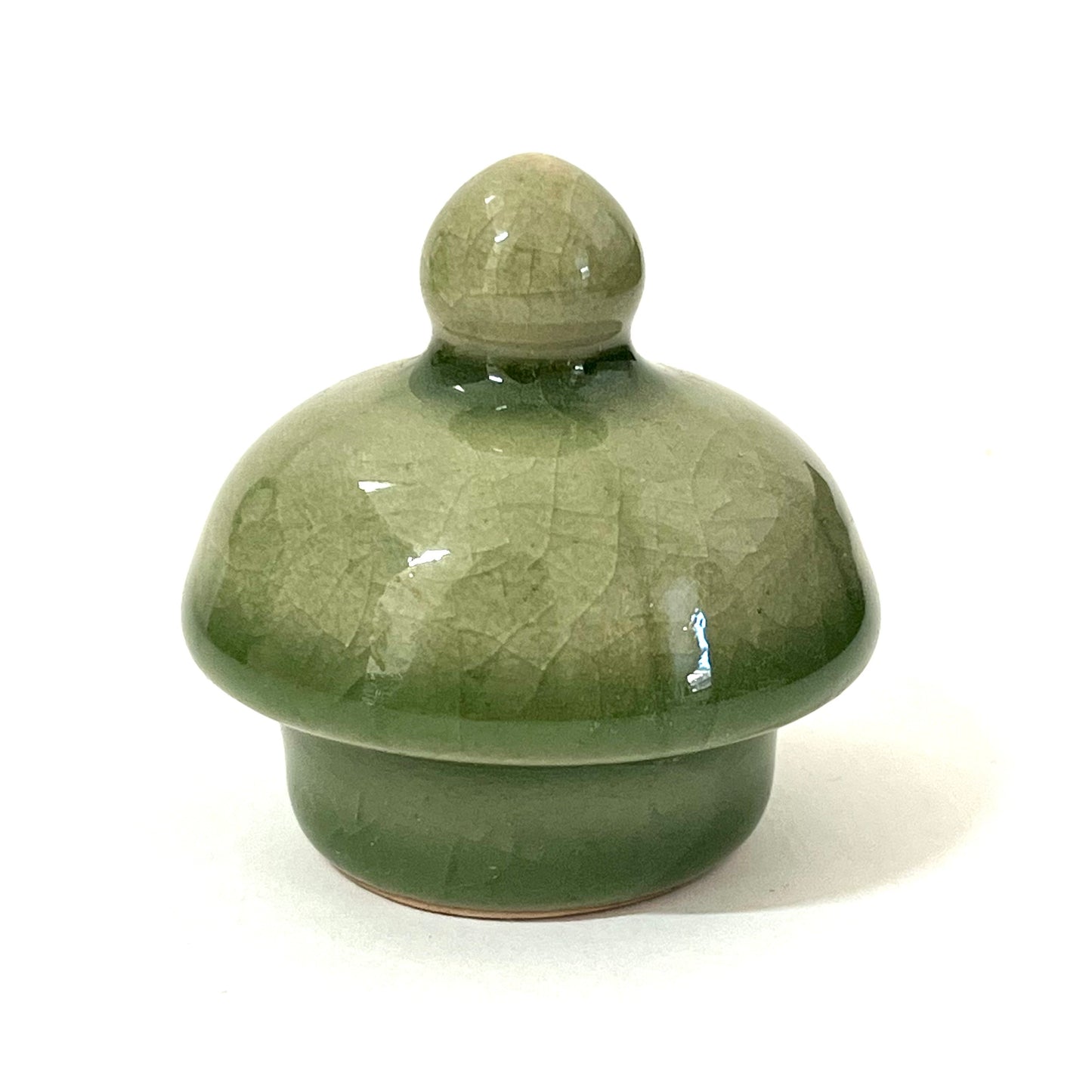 ゾウのティーポットセット アジアン陶器 ダークグリーン