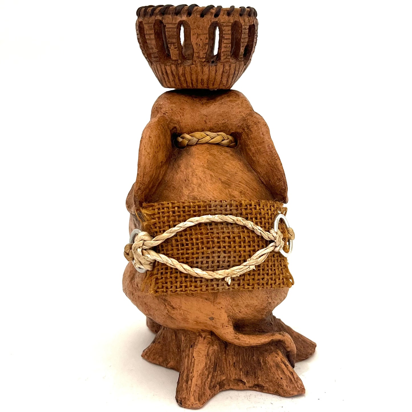 ゾウのキャンドルホルダー ハンドメイド お座り