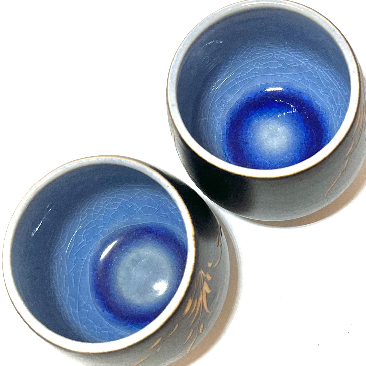 湯呑 2個セット ベトナム陶器 3カラー