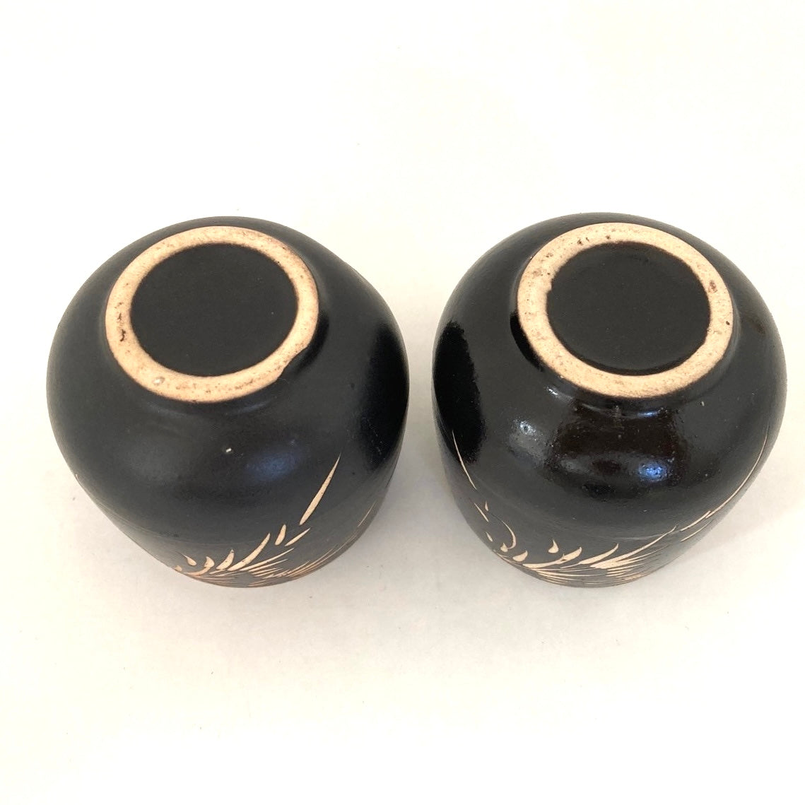 湯呑 2個セット ベトナム陶器 3カラー