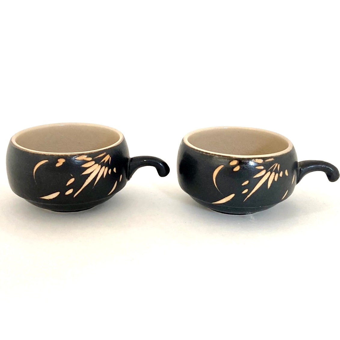 モダンカップ2客セット 3カラー ベトナム陶器