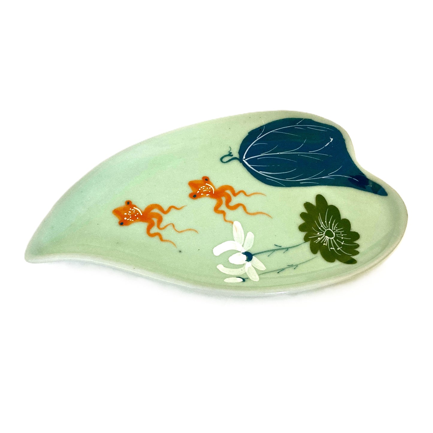 とっくりおちょこ酒器セット ベトナム陶器 金魚