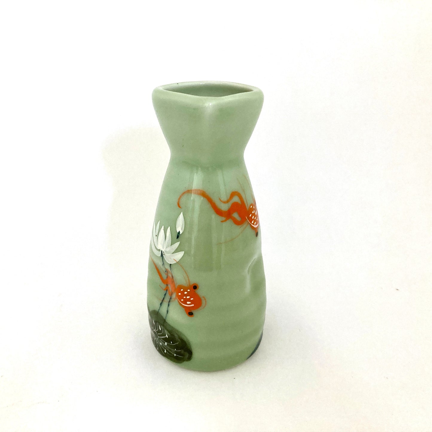とっくりおちょこ酒器セット ベトナム陶器 金魚