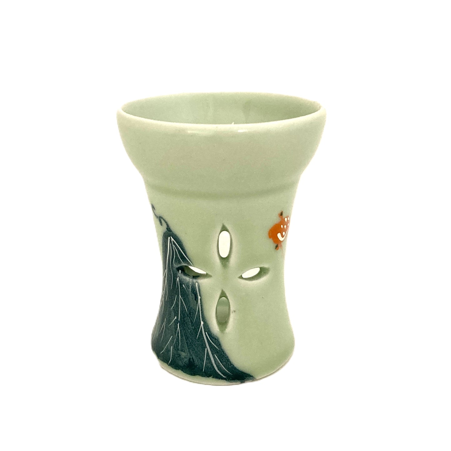 金魚のアロマポット アジアン陶器