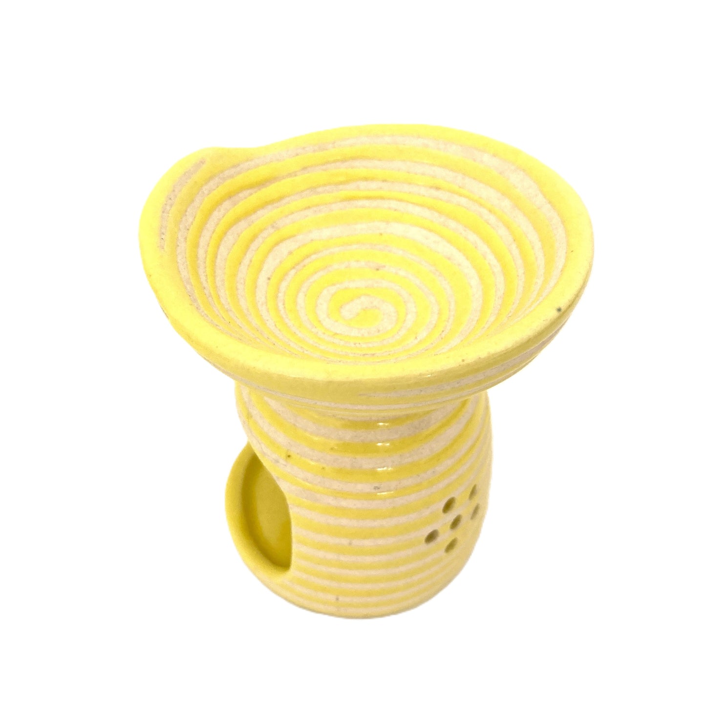 ボーダーアロマポット 8カラー アジアン陶器