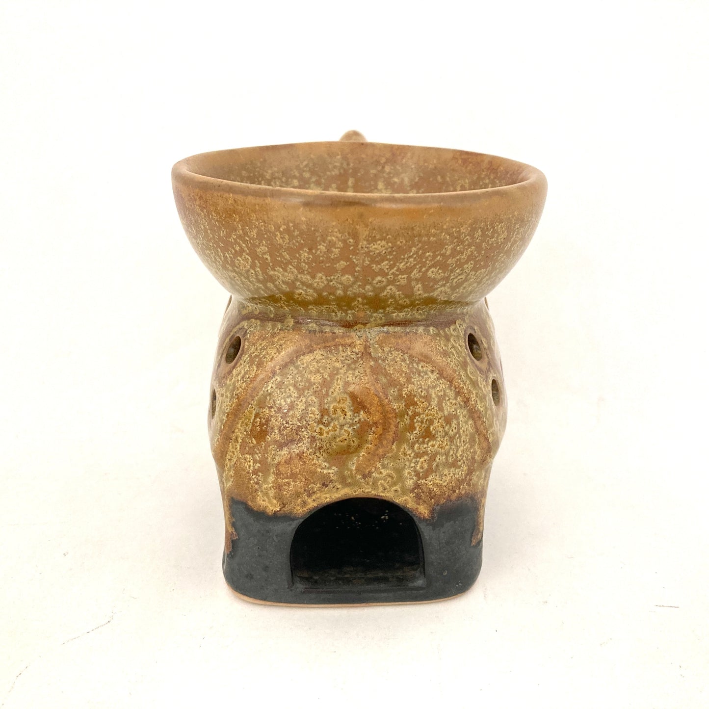 ゾウのアロマポット アジアン陶器 6カラー
