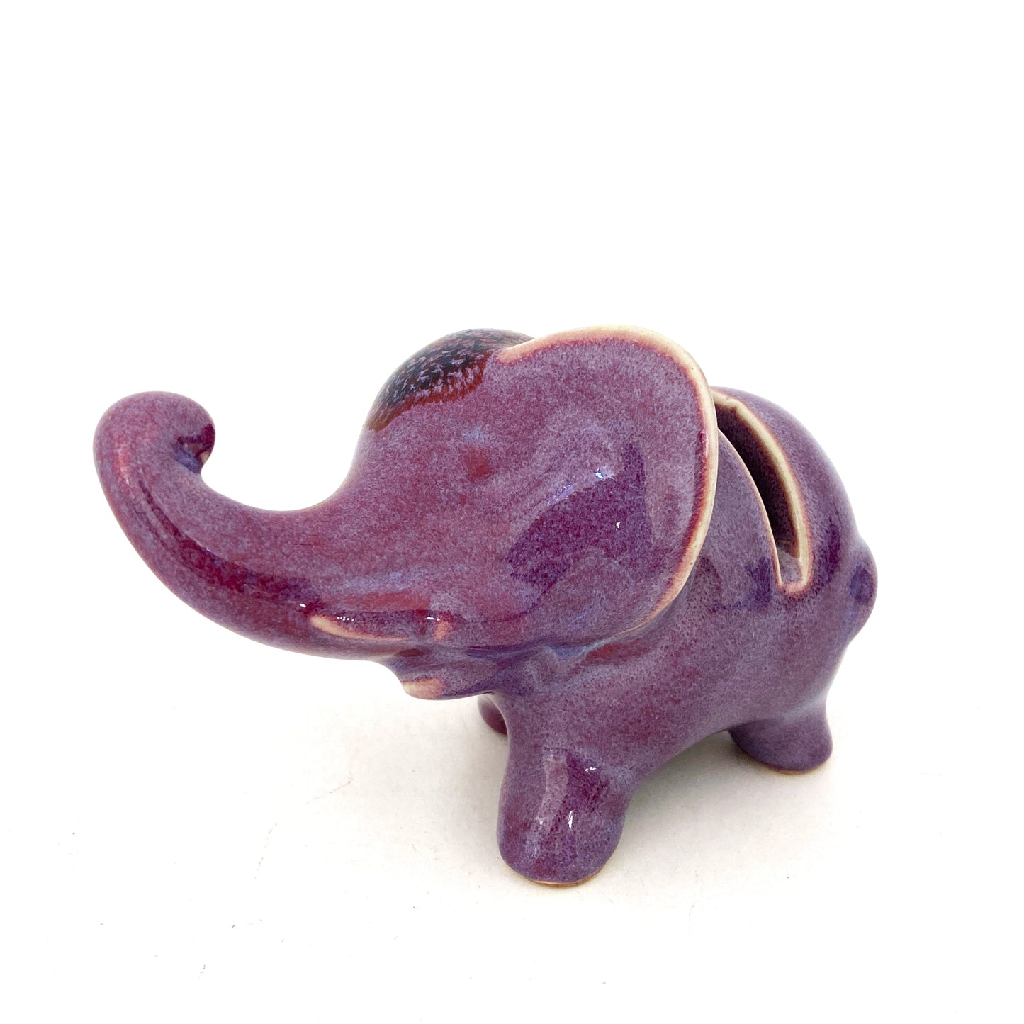 ゾウのカード挿し 4カラー アジアン陶器