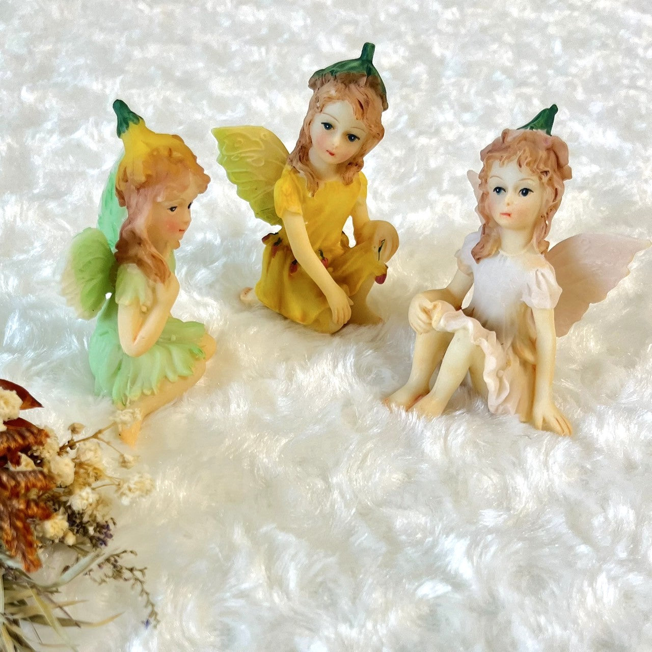 妖精のオブジェクト 3体セット ミニチュア