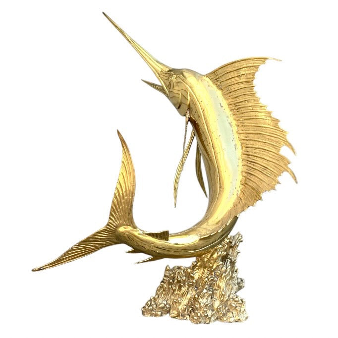 金のカジキオブジェクト(大)