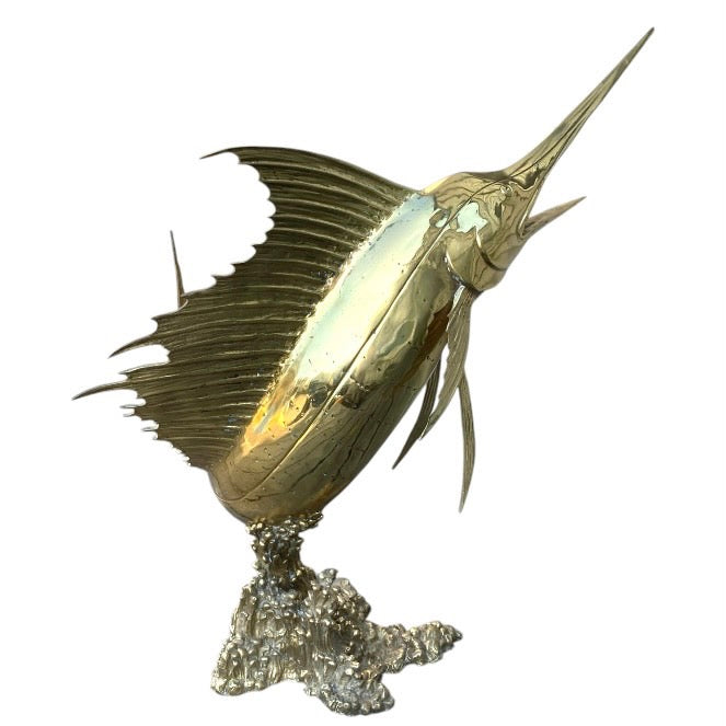 金のカジキオブジェクト(大)
