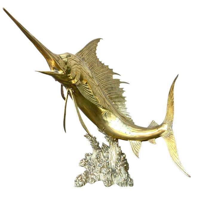 金のカジキオブジェクト(大)
