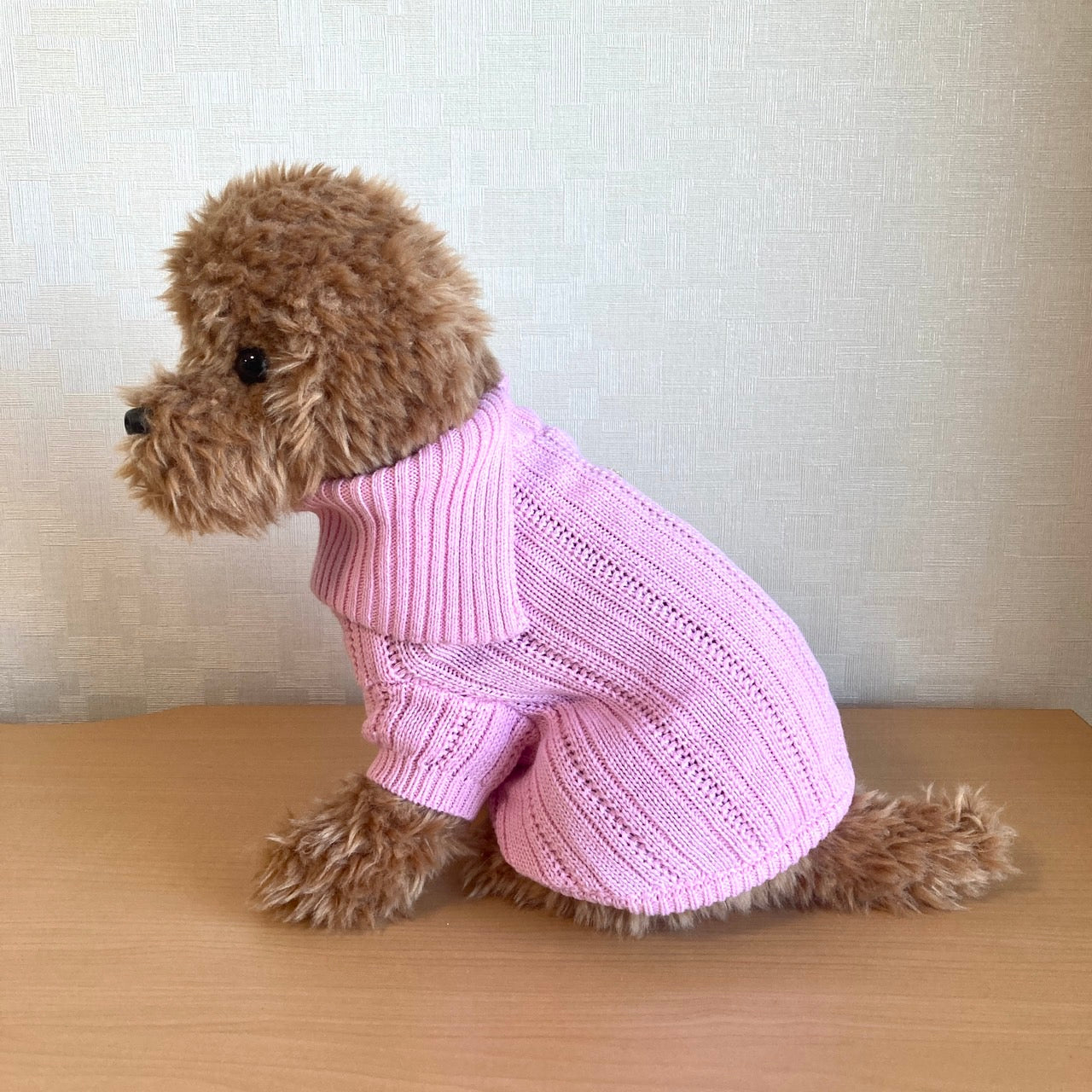 ドッグウェア ニット ピンク