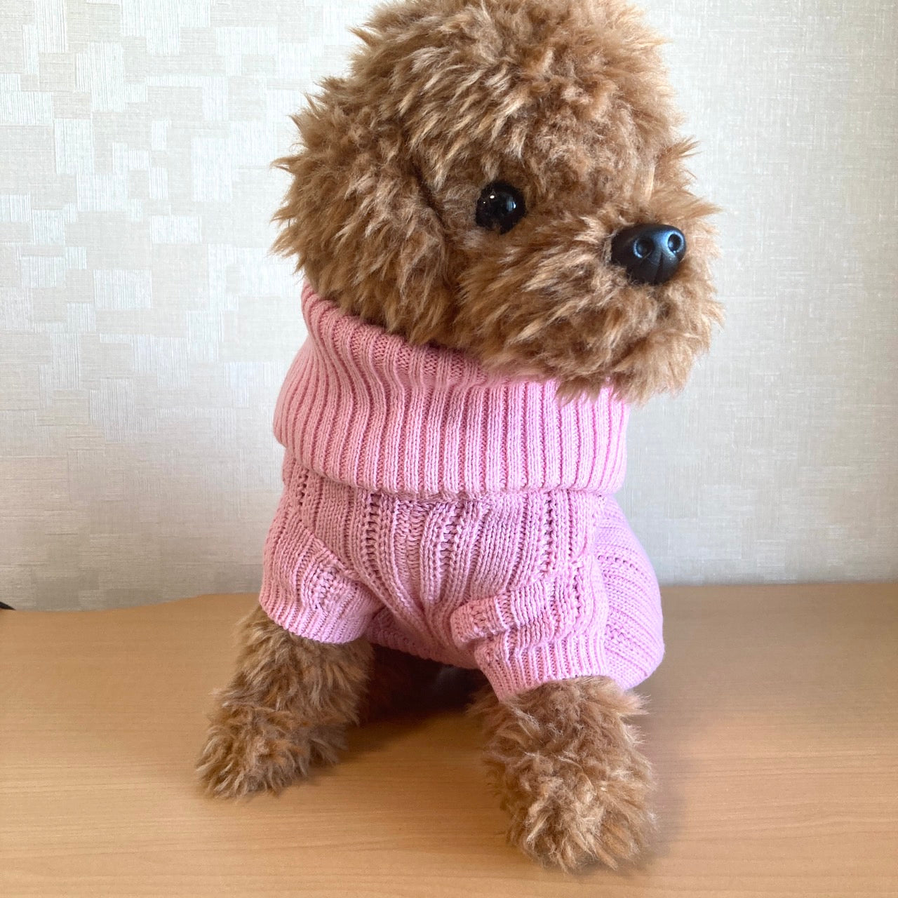 ドッグウェア ニット ピンク