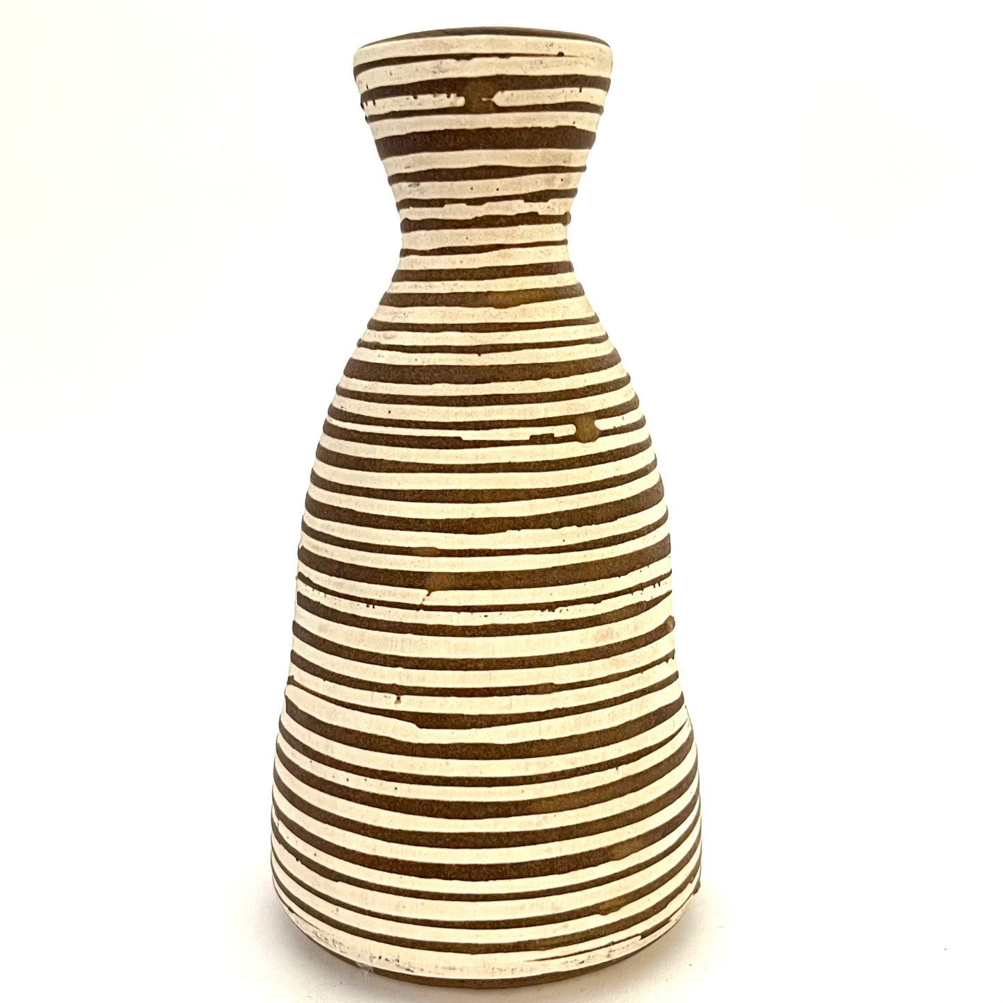 とっくりおちょこ酒器セット おちょこ４個　ブラウン