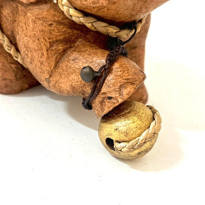 ゾウのキャンドルホルダー　ハンドメイド　ニー
