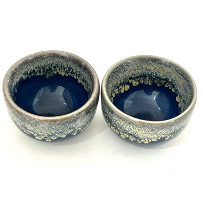 ゾウのティーポットセット アジアン陶器 ブルー