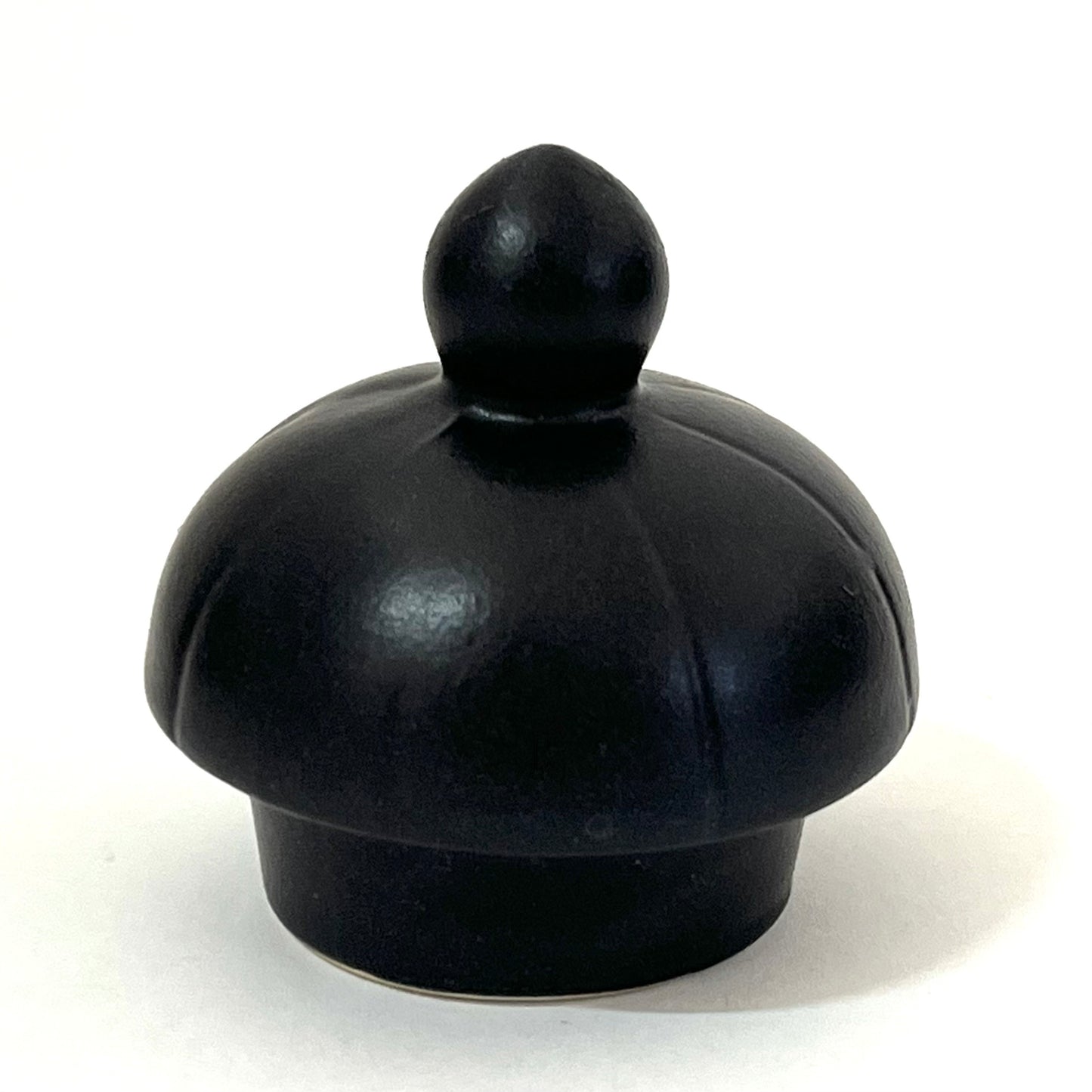 ゾウのティーポットセット　アジアン陶器　マットブラック