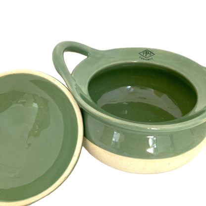 TPS CERAMIC 土鍋 コンロセット（グリーン）