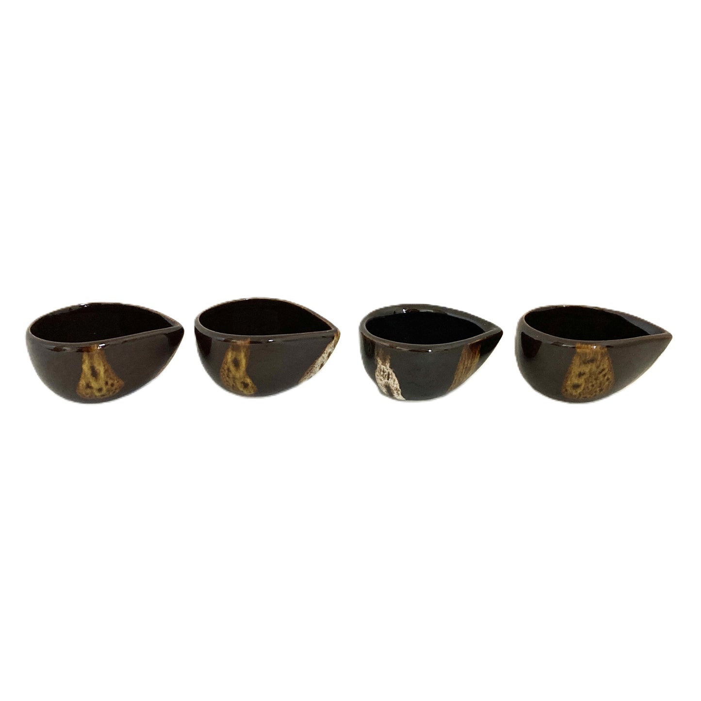 片口食器　４個セット　アジアン陶器
