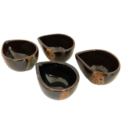 片口食器　４個セット　アジアン陶器