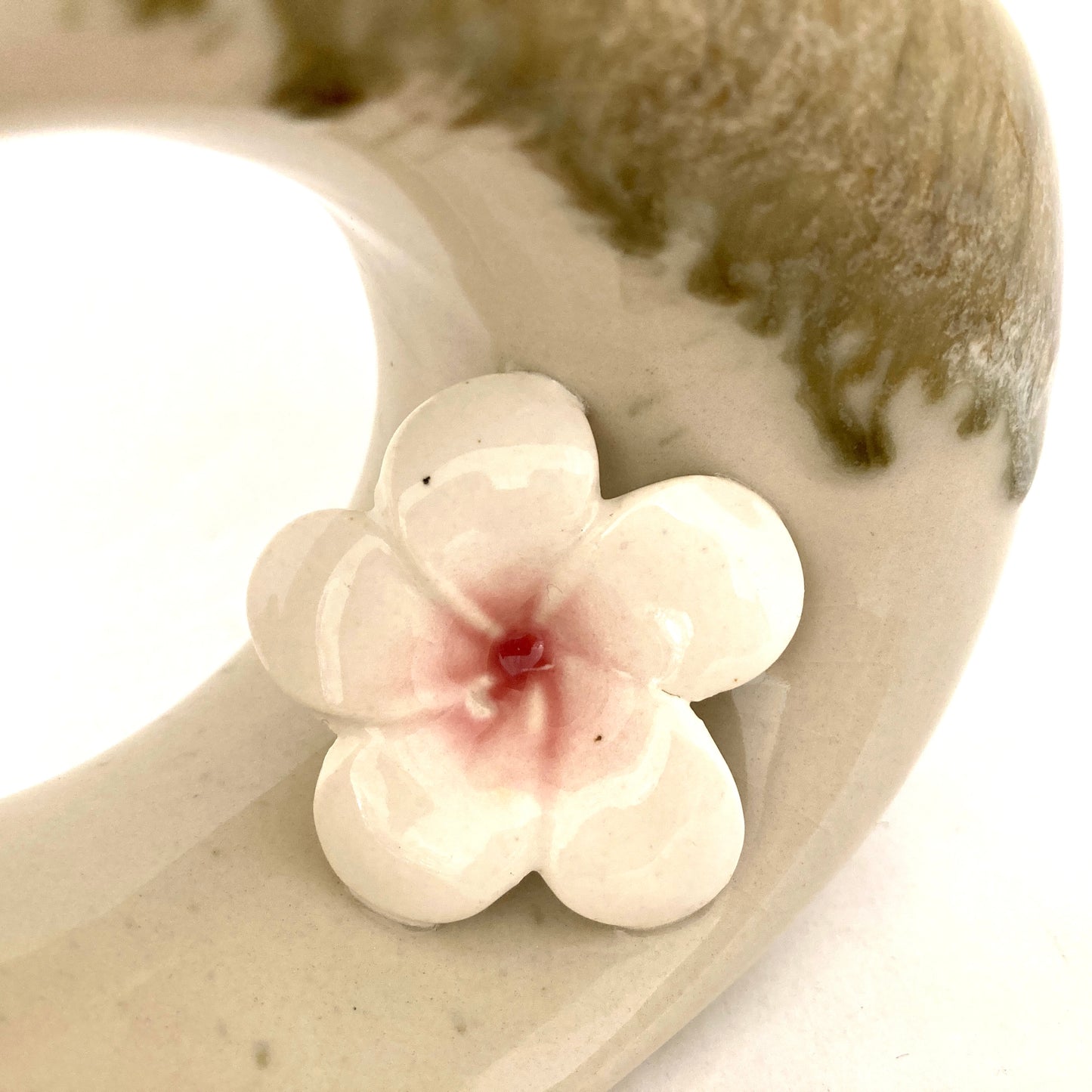 プルメリアの花瓶　4カラー　アジアン陶器