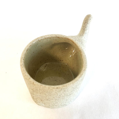 ゾウのミニカップ＆ソーサー　アジアン陶器