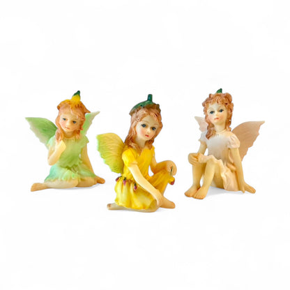 妖精のオブジェクト 3体セット　ミニチュア